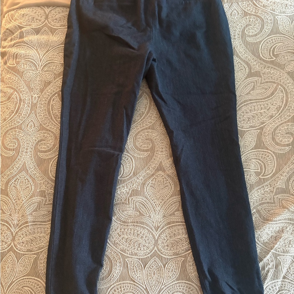 Editor Skinny High-Rise Pants — Deep Navy